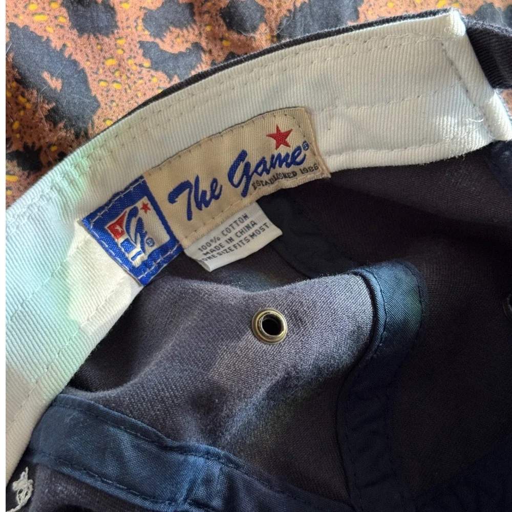 Vintage The Game UCLA Bruins Hat Navy Blue Adjustable Baseball Cap Est 1919 Y2K